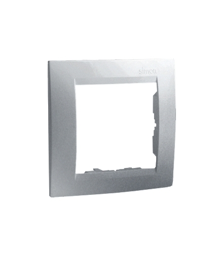 Ramka 1- krotna aluminiowy, metalizowany 1501610-026