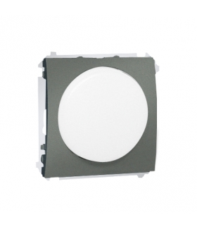 Sygnalizator świetlny LED - światło białe grafitowy, metalizowany MSS/1.01/25