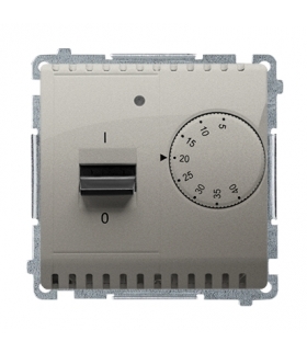 Regulator temperatury z czujnikiem zewnętrznym satynowy, metalizowany BMRT10Z.02/29