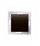 Ściemniacz naciskowo-obrotowy brąz mat, metalizowany DS9T.01/46