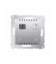 Regulator temperatury z wyświetlaczem (czujnik wewnętrzny) srebrny mat, metalizowany DTRNW.01/43