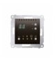 Regulator temperatury z wyświetlaczem (czujnik wewnętrzny) brąz mat, metalizowany DTRNW.01/46