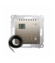Regulator temperatury z wyświetlaczem z czujnikiem zewnętrzym (sonda) srebrny mat, metalizowany DTRNSZ.01/44