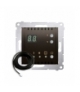 Regulator temperatury z wyświetlaczem z czujnikiem zewnętrzym (sonda) brąz mat, metalizowany DTRNSZ.01/46