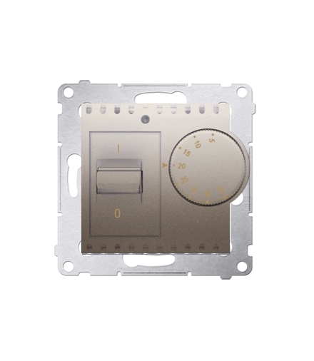 Regulator temperatury z czujnikiem wewnętrznym złoty mat, metalizowany DRT10W.02/44