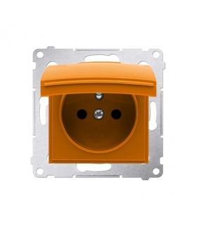 Pokrywa do gniazda z uziemieniem - do wersji IP44- klapka w kolorze pokrywy pomarańczowy DGZ1BUZP/32