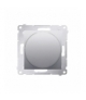 Sygnalizator świetlny LED - światło czerwone srebrny mat, metalizowany DSS2.01/43