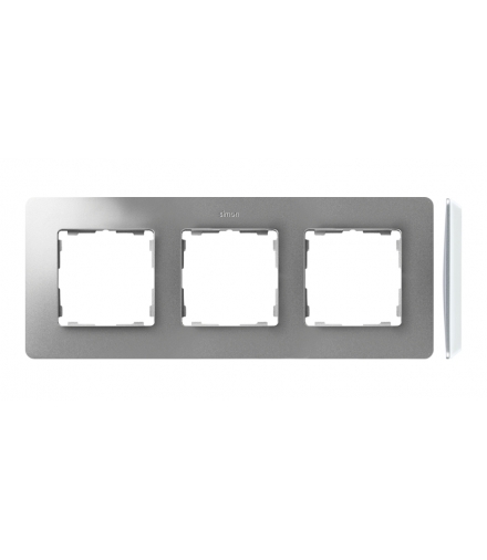 Ramka 3- krotna aluminium biały 8200630-093