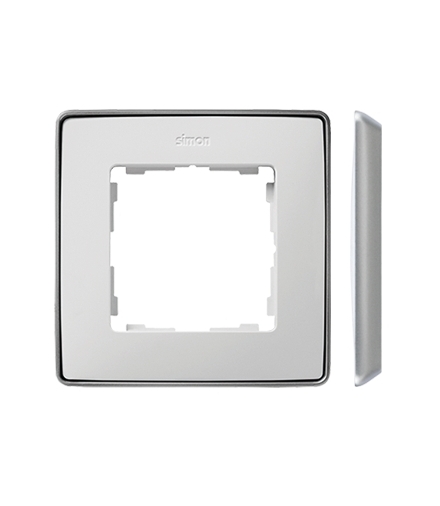 Ramka 1- krotna aluminium biały 8201610-243