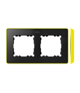 Ramka 2- krotna grafit jasny żółty 8201620-262