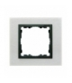 Ramka 1- krotna metalowa inox mat / grafit 82817-31