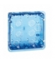 Puszka podtynkowa SIMON 500 2×S500 4×K45 niebieski transparentny 51020102-039