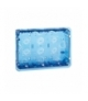 Puszka podtynkowa SIMON 500 3×S500 6×K45 niebieski transparentny 51020103-039