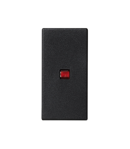Klawisz K45 z podświetleniem kolor czerwony 45×22,5mm szary grafit K115/14
