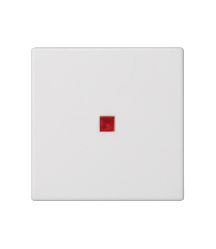 Klawisz K45 z podświetleniem kolor czerwony 45×45mm czysta biel K112/9