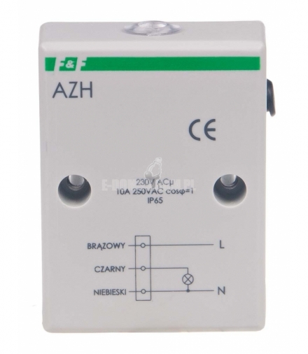 Automat zmierzchowy z wewnętrznym czujnikiem światłoczułym AZH 230V
