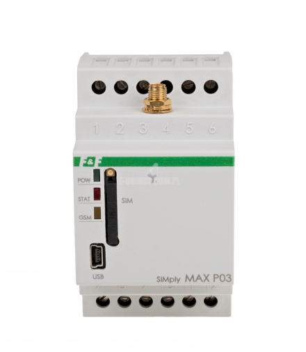 Sterownik temperatury GSM - SIMply MAX P03