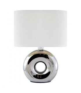 Lampka stołowa nocna GOLF E14 Chrom/Biały Struhm