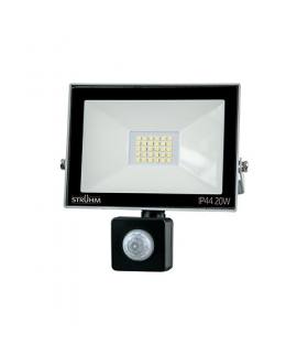 Naświetlacz SMD LED z czujnikiem ruchu KROMA LED S 20W GREY 4500K IDEUS 03605