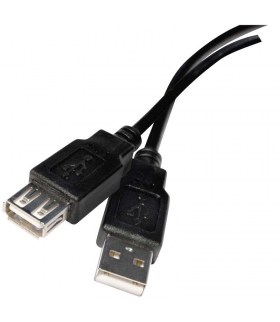 Przewód USB 2.0 wtyk A - gniazdo A, 2m EMOS SD7102