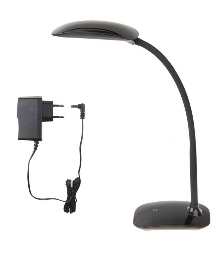Lampa biurkowa LED MA66-D czarna z portem USB EMOS Z7575