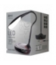 Lampa biurkowa LED DEL1321 USB czarna z portem USB EMOS Z7596B