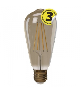 Żarówka LED Vintage ST64 4W E27 ciepła biel+ EMOS Lighting Z74302