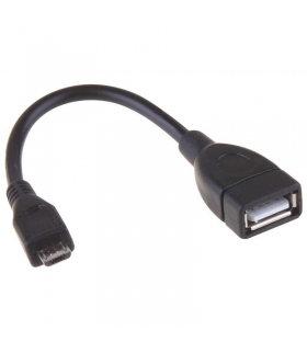 Przewód USB 2.0 wtyk A - wtyk micro B, OTG, 15cm EMOS SD7400