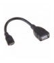 Przewód USB 2.0 wtyk A - wtyk micro B, OTG, 15cm EMOS SD7400