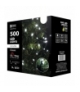 Lampki choinkowe Classic 500 LED 50m zimna biel, zielony przewód, IP44, timer EMOS Lighting D4AC06