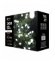 Lampki choinkowe 300 LED cherry 30m , zimna biel, zielony przewód, IP44, timer EMOS Lighting D5AC04