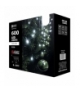 Oświetlenie świąteczne sople 600 LED 10m, zimna biel, zielony przew., 8 programów, IP44 EMOS Lighting D4CC03