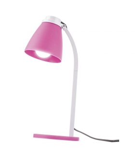 Lampa biurkowa Lolli z żarówką LED 6W E14 różowa EMOS Z7597P
