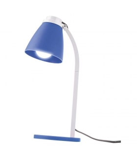 Lampa biurkowa Lolli z żarówką LED 6W E14 niebieska EMOS Z7597B