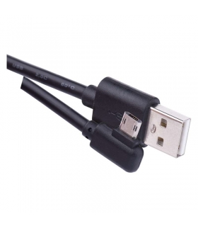 Przewód USB 2.0 wtyk A -wtyk micro B, Quick Charge,1m czarny EMOS SM7005BL