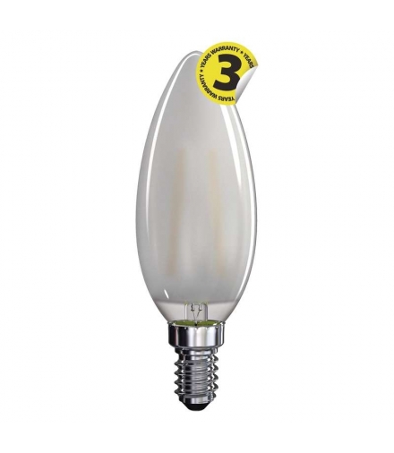 Żarówka LED Filament candle 4W E14 ciepła biel matowa EMOS Z74215
