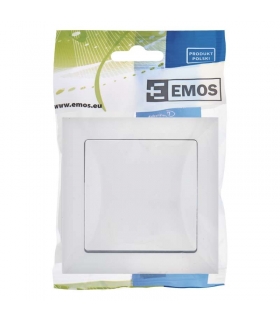 Wyłącznik dzwonkowy 1P Opal biały EMOS A5530.0