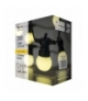 Łańcuch Party 10x 5 LED, mleczne, 5m, ciepła biel, IP44 EMOS Lighting DCPW01