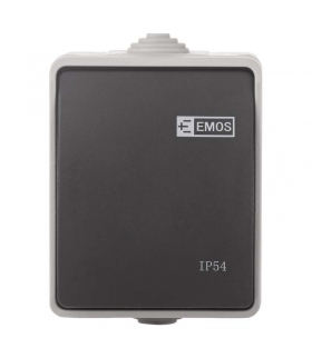 Wyłącznik natynkowy 1P IP54 EMOS A1398.2