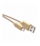 Przewód USB 2.0 wtyk A -wtyk micro B, 1m żółty EMOS SM7006Y