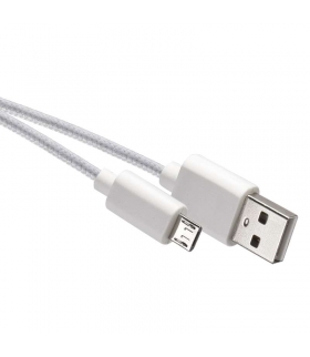 Przewód USB 2.0 wtyk A -wtyk micro B, 1m biały EMOS SM7006W