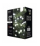 Lampki choinkowe 200 LED cherry 20m zimna biel, zielony przewód, 8 programów, IP44 EMOS Lighting D5AC07