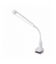 Lampa biurkowa LED JASMINE biała, klips EMOS Lighting Z7595