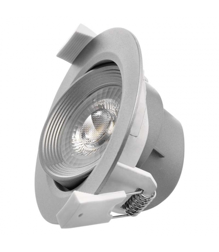Oczko LED 7W ciepła biel, srebrny EMOS ZD3630