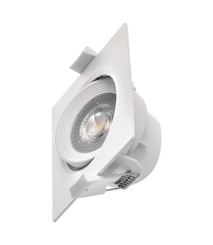 Oczko LED kwadratowe 5W ciepła biel, biały EMOS ZD3560