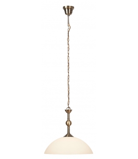 Lampa wisząca Aurelia E-27 1x max 60W brąz biała Rabalux 7138