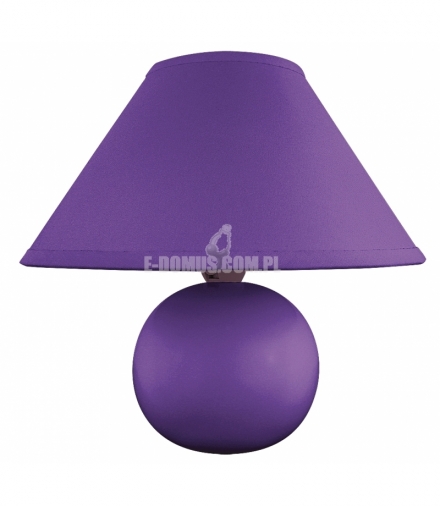 Lampka ceramiczna Ariel E14 40W fioletowa Rabalux 4920