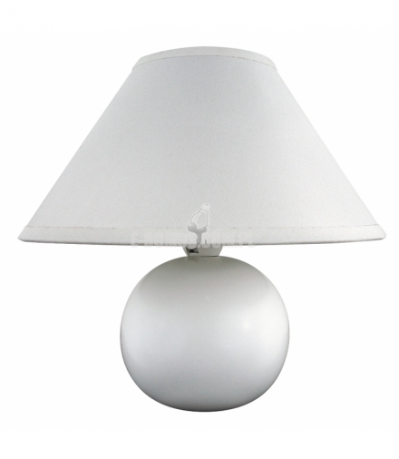 Lampka ceramiczna Ariel E14 40W biała Rabalux 4901