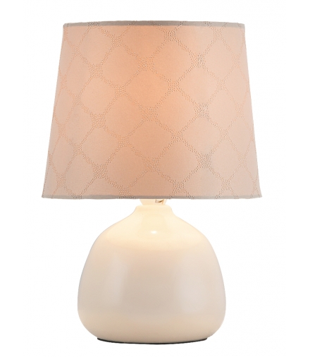 Lampka ceramiczna Ellie E14 40W beżowy Rabalux 4380