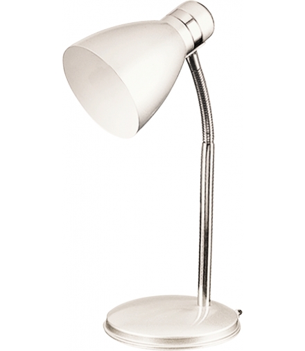 Lampka biurkowa Patric E14 40w biała Rabalux 4205